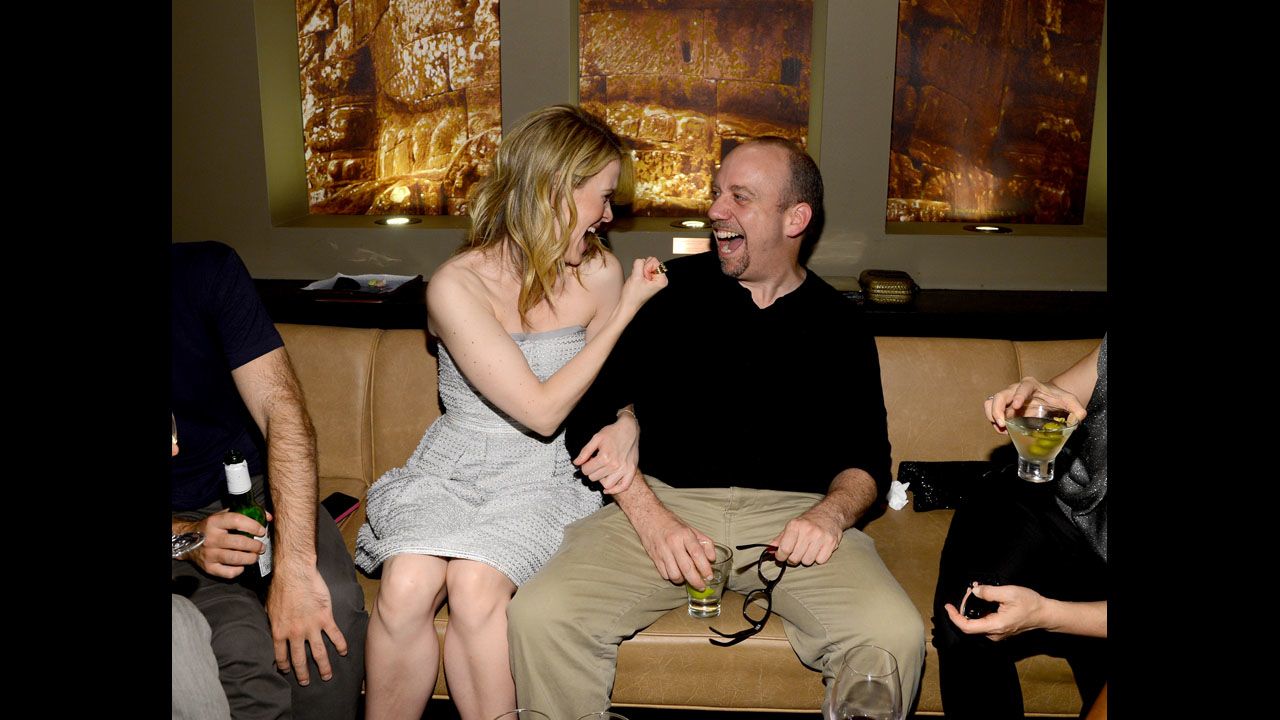 Actors Sarah Paulson and Paul Giamatti attend the Fox Searchlight TIFF Party on September 7.