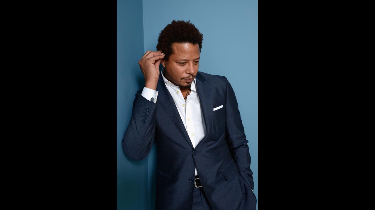 Actor Terrence Howard of "Prisoners" poses at the Guess Portrait Studio on September 7.
