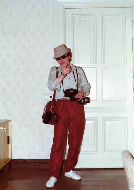 Disguises as tourists were often used to help agents appear "inconspicuous" in places frequented by Westerners. Props such as plastic shopping bags and cameras were often used.