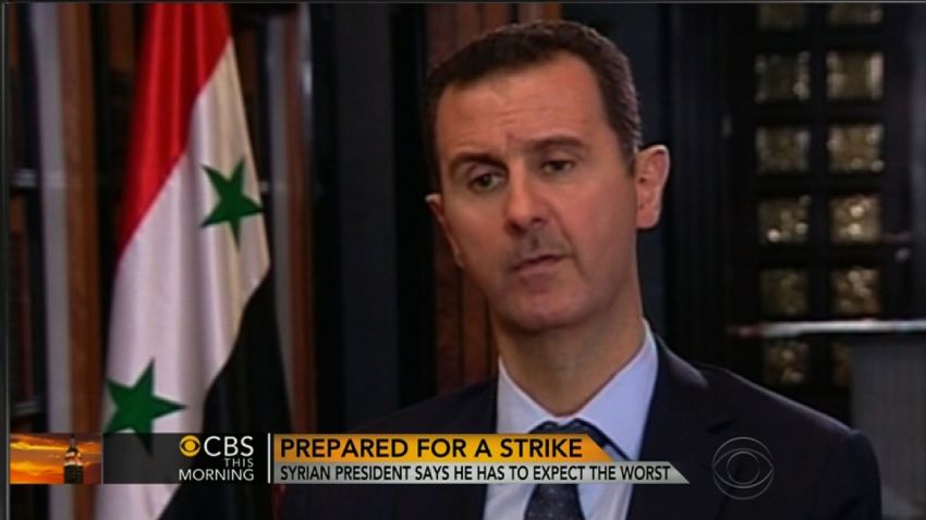 bashir al assad- syrian president; charlie rose pbs