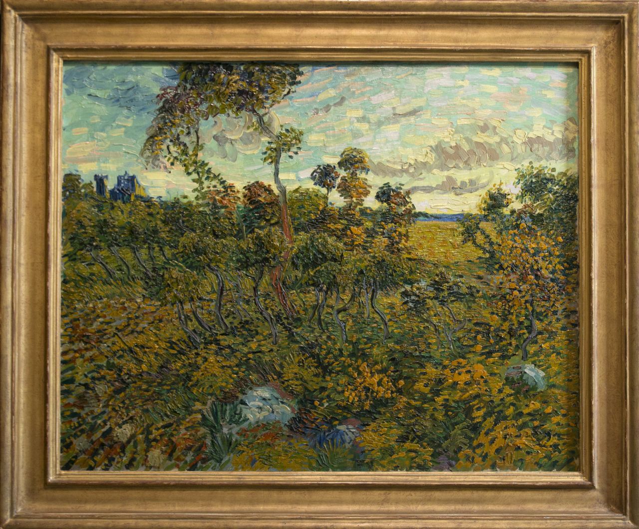 The "Sunset at Montmajour" was painted in 1888. The museum has identified the painting after "extensive research into style, technique, paint, canvas, the depiction, van Gogh's letters and the provenance."