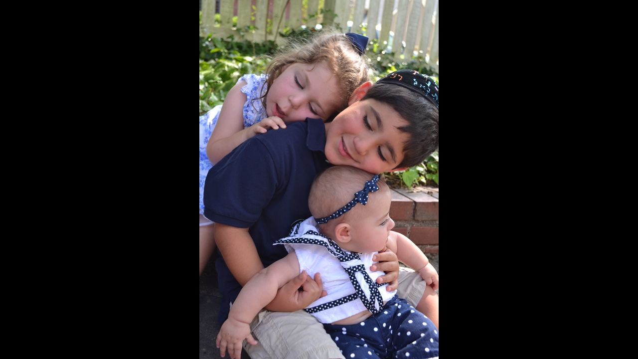 Using IVF and pre-implantation genetic testing, the Golds had a healthy baby girl in February 2012. Big brother Natanel and little Shai love their sister, Eden.