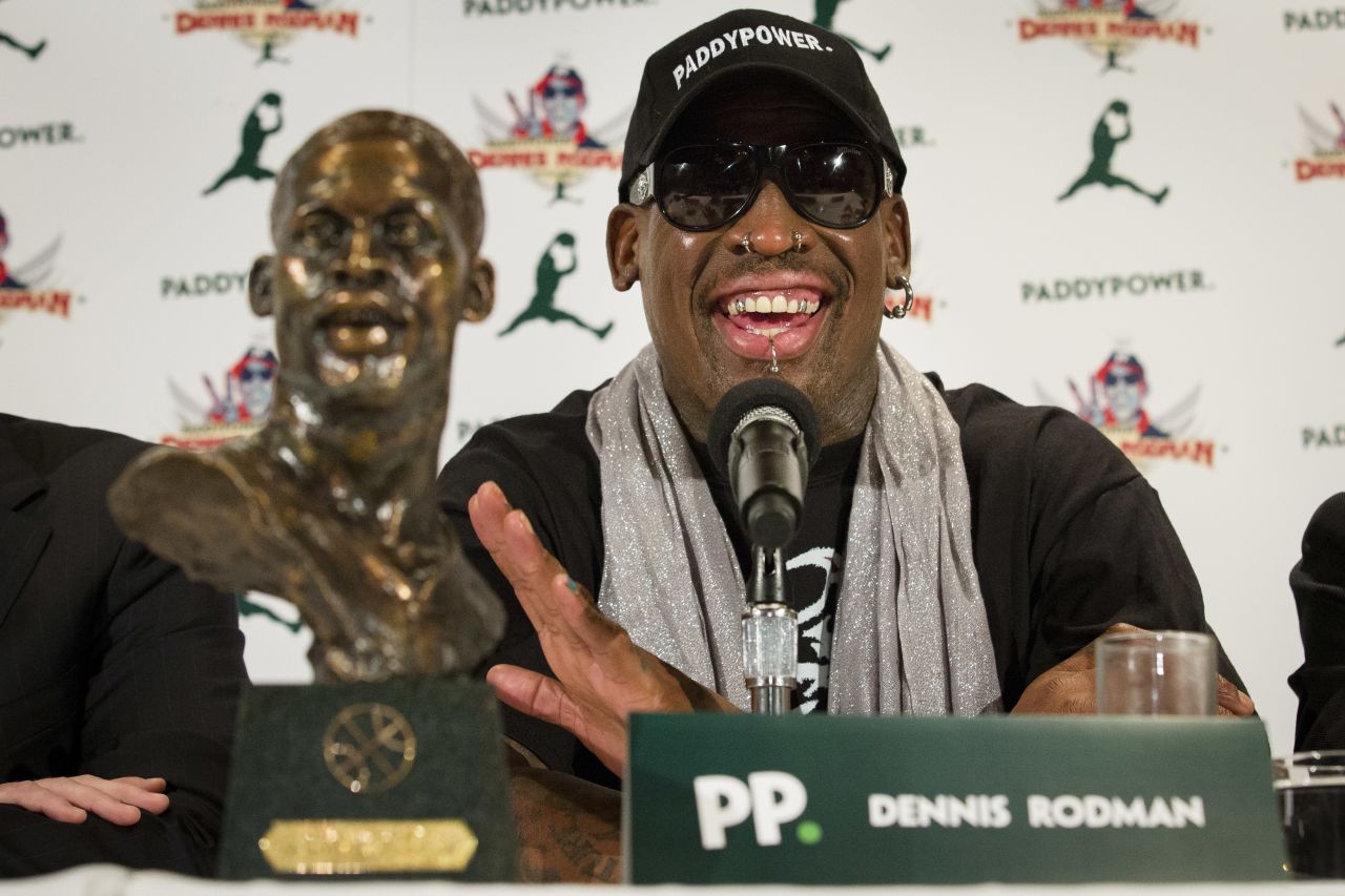Rodman announced plans to stage two exhibition games in North Korea in January. He plans on going back to North Korea, and said he will bring a team of former NBA players with him. 