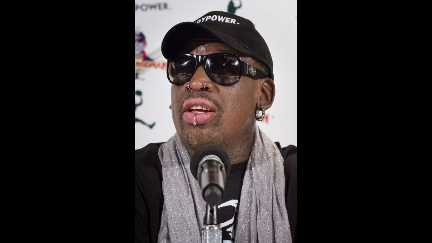 "Just meet (Kim Jong Un), or even give him a call," Rodman said, addressing his comments to President Obama. "That's all he wants."