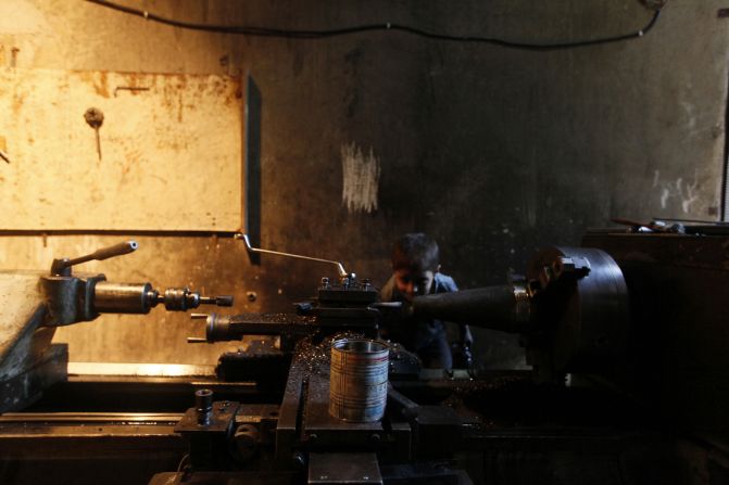 Issa works in the weapons factory.