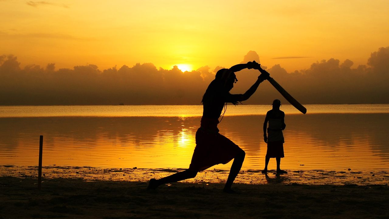 maasai cricket warriors sunset beach