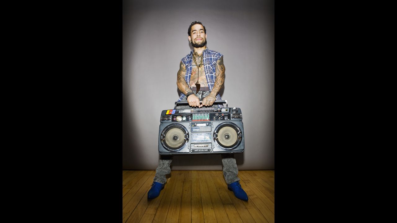 In some respects, the boombox was the opposite of the Walkman, a giant radio and cassette player with huge speakers. You could, of course, play it in your dorm room, but more common was to tote it around in public, sharing your tastes with the world. It became associated with hip-hop culture: LL Cool J's "Radio" LP featured a boombox on its cover, and Spike Lee's "Do the Right Thing" featured a character, Radio Raheem, who carried one around.