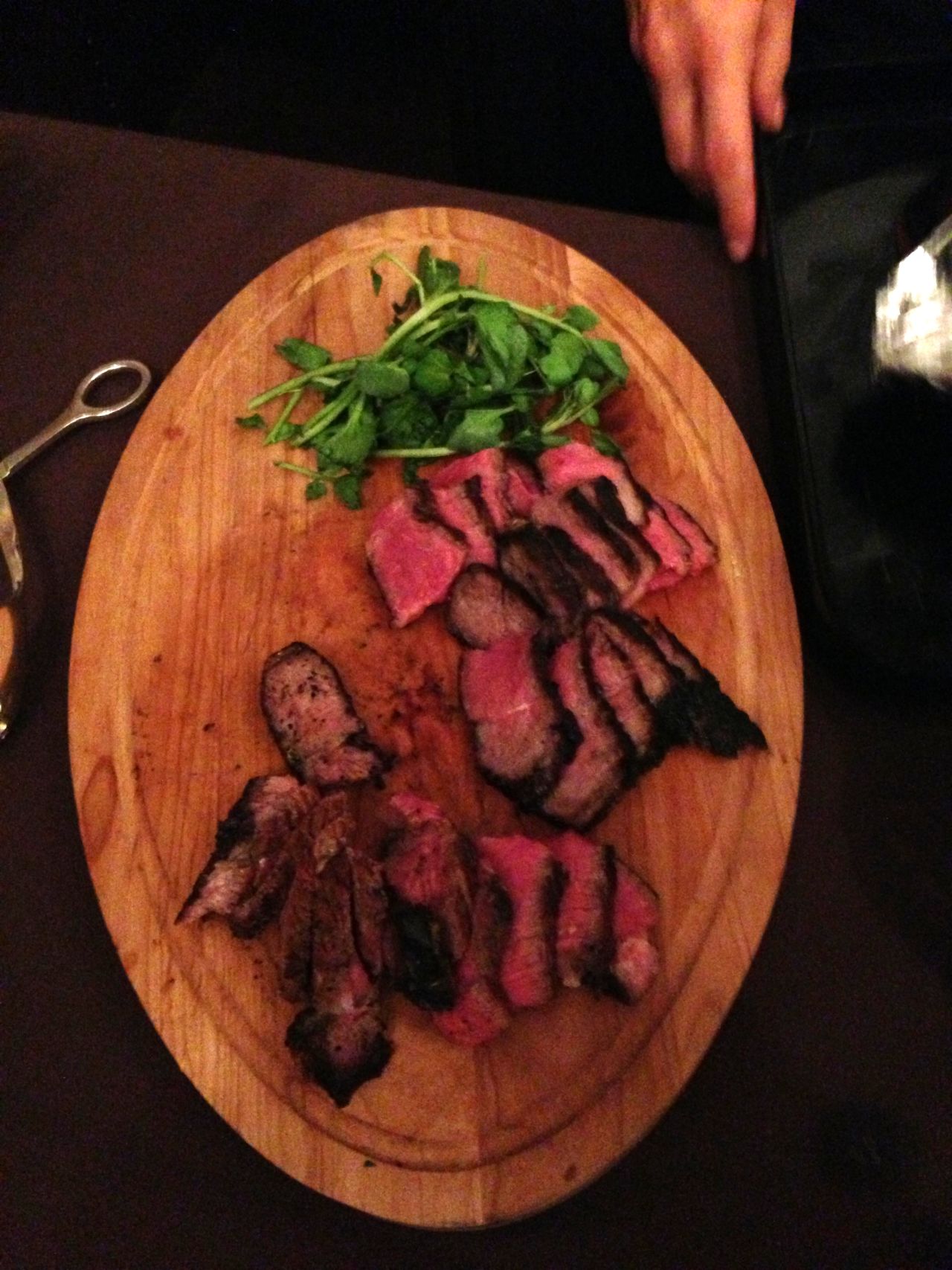 A close-up of the steak just in case you're hungry.