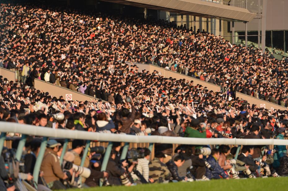 Japan's enthusiasm for the sport is growing. Its biggest annual horse race, the Japan Cup, attracts thousands of fans -- on the whole much younger than those in Europe -- to Tokyo Racecourse in November, from early in the morning.