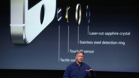 Apple marketing director Phil Schiller explains Touch ID, the iPhone 5S's fingerprint-reading security tool.