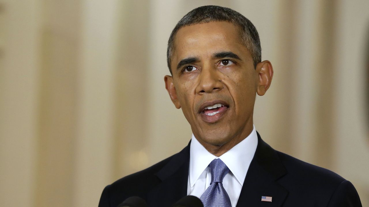 President Barack Obama addressed the nation about Syria on Tuesday.