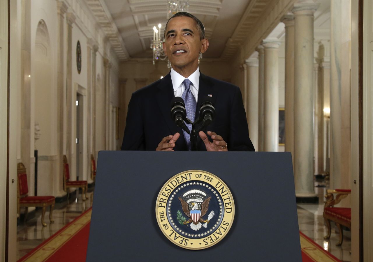 Obama warned that "a failure to stand against the use of chemical weapons would weaken prohibitions against other weapons of mass destruction."