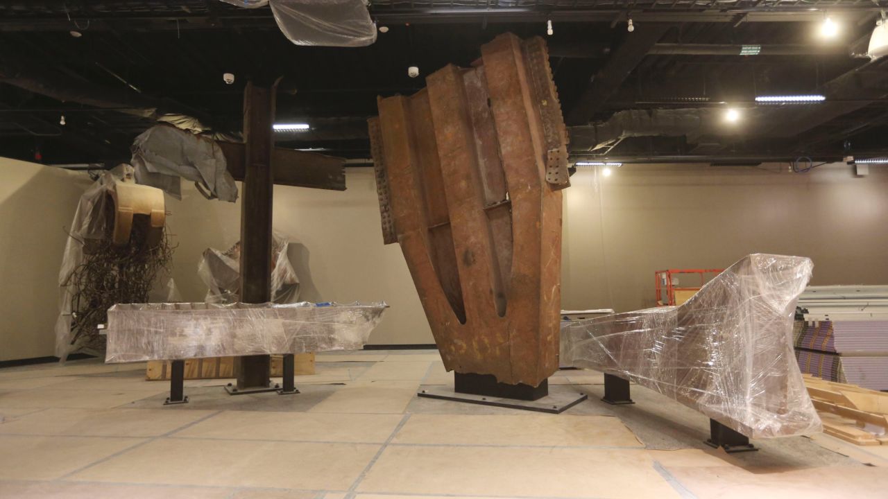 The World Trade Center cross is on display at the National September 11 Memorial and Museum in New York. The cross, formed by two steel beams, was found in the rubble after the 9/11 terrorist attacks. The group American Atheists opposes the cross and has sued to have it removed. A judge ruled against the group.