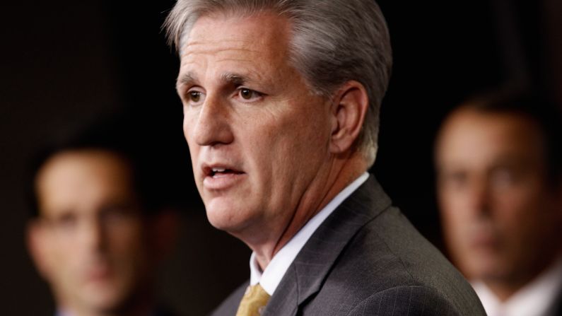 Rep. Kevin McCarthy, R-California, the House majority whip, is responsible for corralling votes. He is undecided on military action.