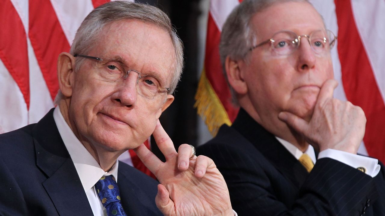 The Obama administration has asked Congress to delay voting on authorizing military action in Syria, but the White House will still push the idea in case diplomacy fails. Senate leaders Harry Reid, D-Nevada, left, and Mitch McConnell, R-Kentucky, control the process and will determine the initial language and format for any vote in the chamber.