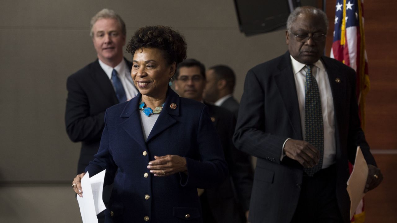 Rep. Jim Clyburn, D-South Carolina, right, is the third highest-ranking House Democrat, while Rep. Barbara Lee, D-California is a former chair of the Congressional Black Caucus. They could influence caucus members' important votes on Syria. Clyburn is undecided on military authorization, while Lee is a "no."