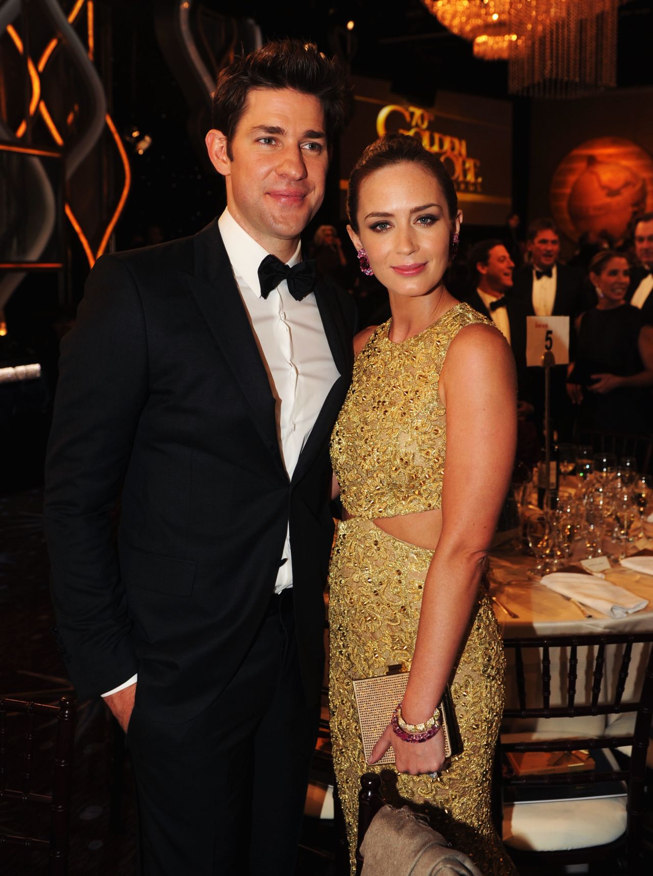 You don't often hear much about John Krasinski and his wife, Emily Blunt. The pair didn't confirm they were a couple until they became engaged in 2009. "The Office" star announced via Twitter in February that his wife had given birth to their daughter. 