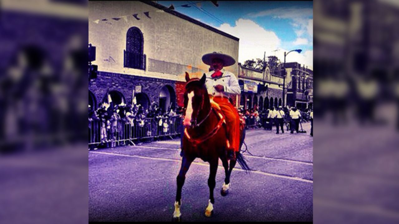 Evelyn Ramirez Landa took this colorful photo of a Charro (Mexican horseman) during last year's annual Mexican Independence Day parade in the neighborhood of La Villita (Little Village) in her hometown Chicago. "There were all types of floats from organizations to radio stations and many folkloric dancers and Aztec Dancers, the environment was quite beautiful and everyone was so excited to watch the parade," said the 28-year-old Mexican American. 