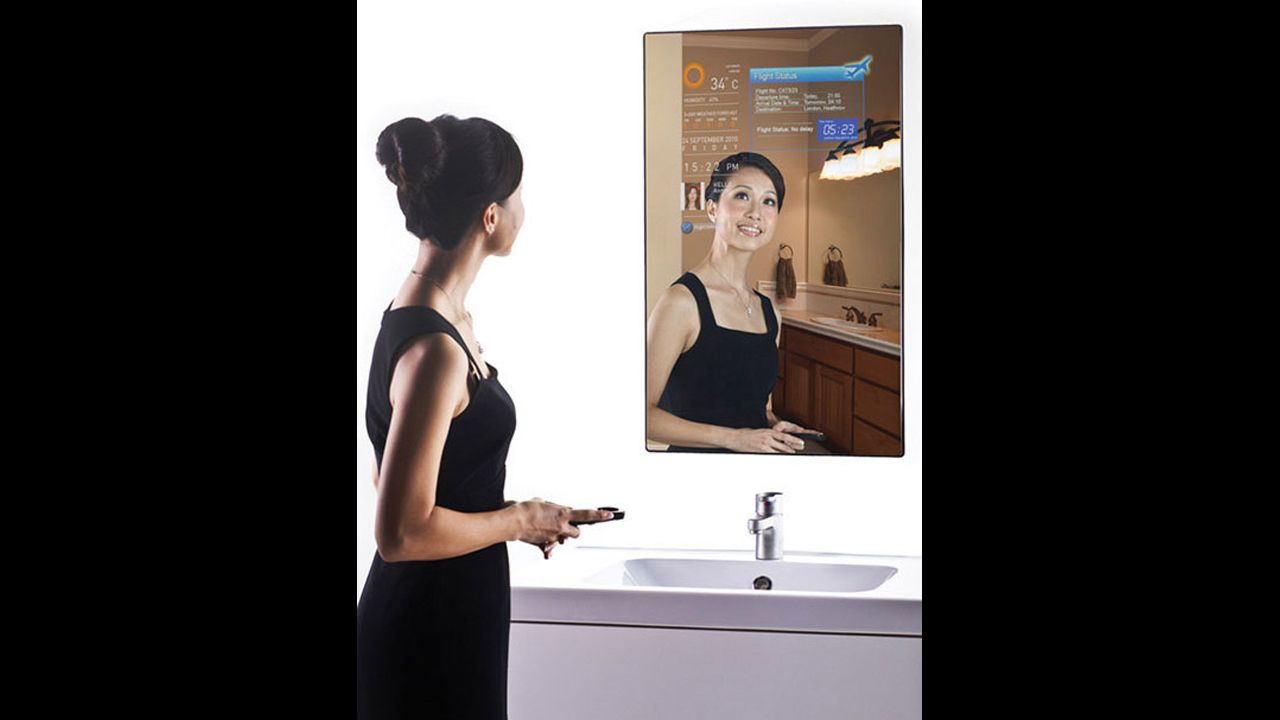 El<a href="http://www.brit.co/introducing-the-magic-mirror-2-0/" target="_blank" target="_blank"> Magic Mirror</a> es un espejo Wi-Fi que te permite navegar por Internet y mirar el estado del tiempo mientras te cepillas los dientes.