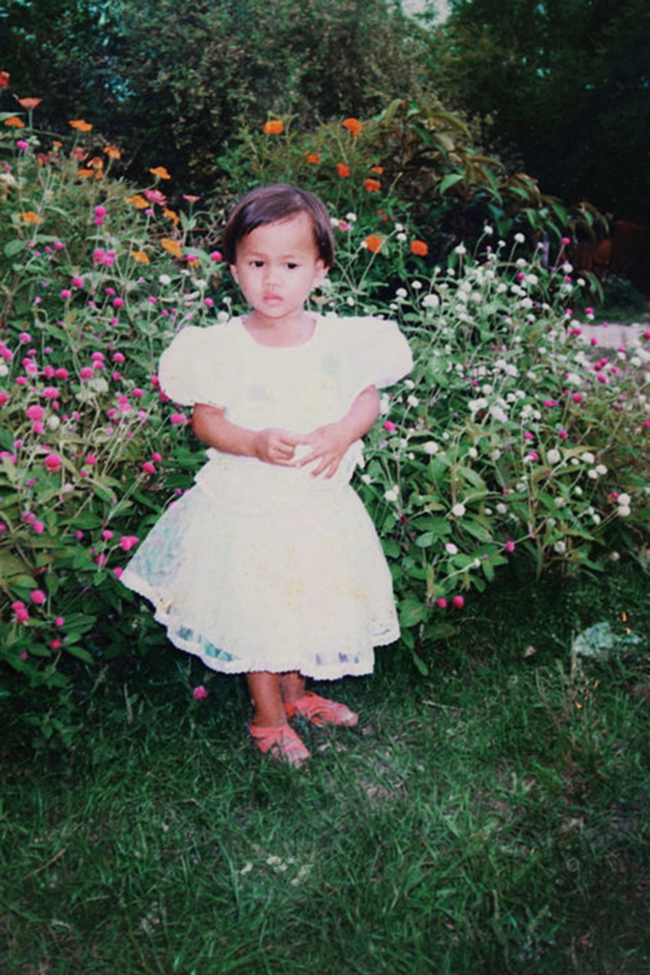 Powers: "This is the only photo that exists of me as a child."