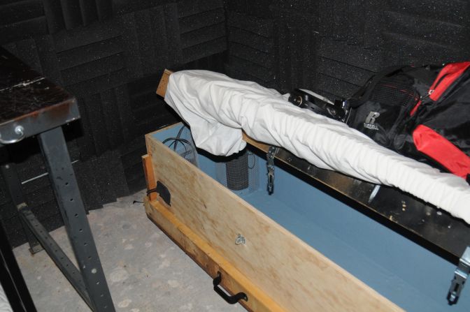 A child-sized coffin is found in the locked basement. Authorities found tens of thousands of computer images and videos of child pornography in his home in Worcester, Massachusetts.