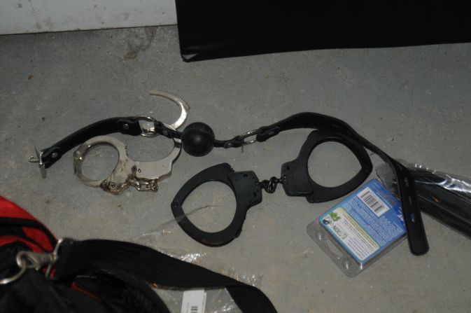 Handcuffs, castrating tools, and scalpels are just a few of the tools he apparently kept in his home. 