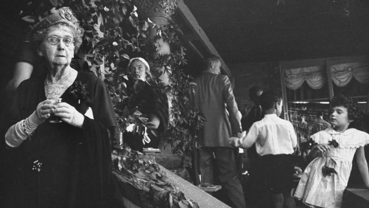 Guests young and old attend the high-profile wedding.
