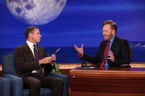 Conan O'Brien's "I've been fired!" beard briefly returned again in 2011, and ever loyal guest Will Ferrell made a huge fuss over shaving it. The Osama bin Laden raid had just happened, so Ferrell claimed the jubilant people in the streets were in reaction to the upcoming beard shaving.