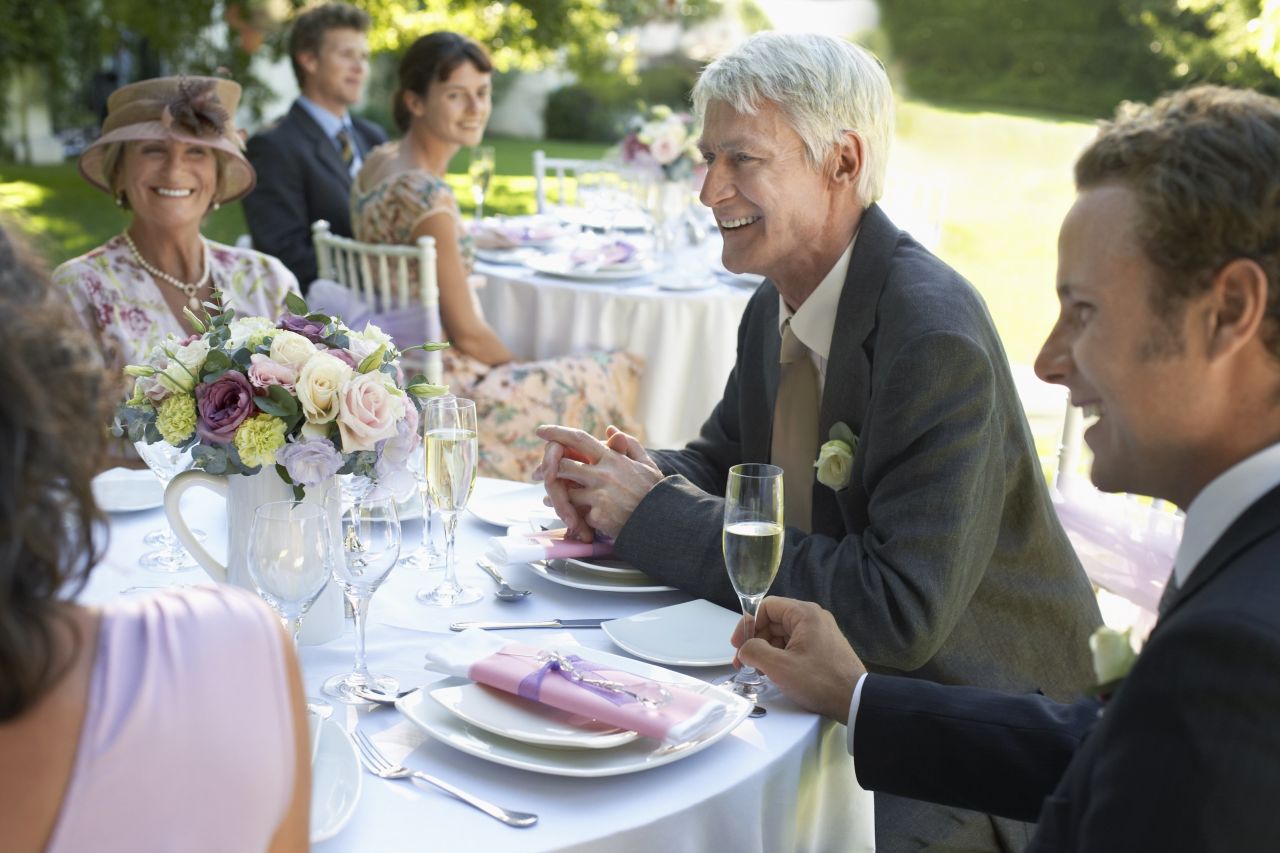 Printed programs and menus are lovely, but often skippable. If you're determined to have a menu for everyone, print each guest's name at the top so it becomes a place card.