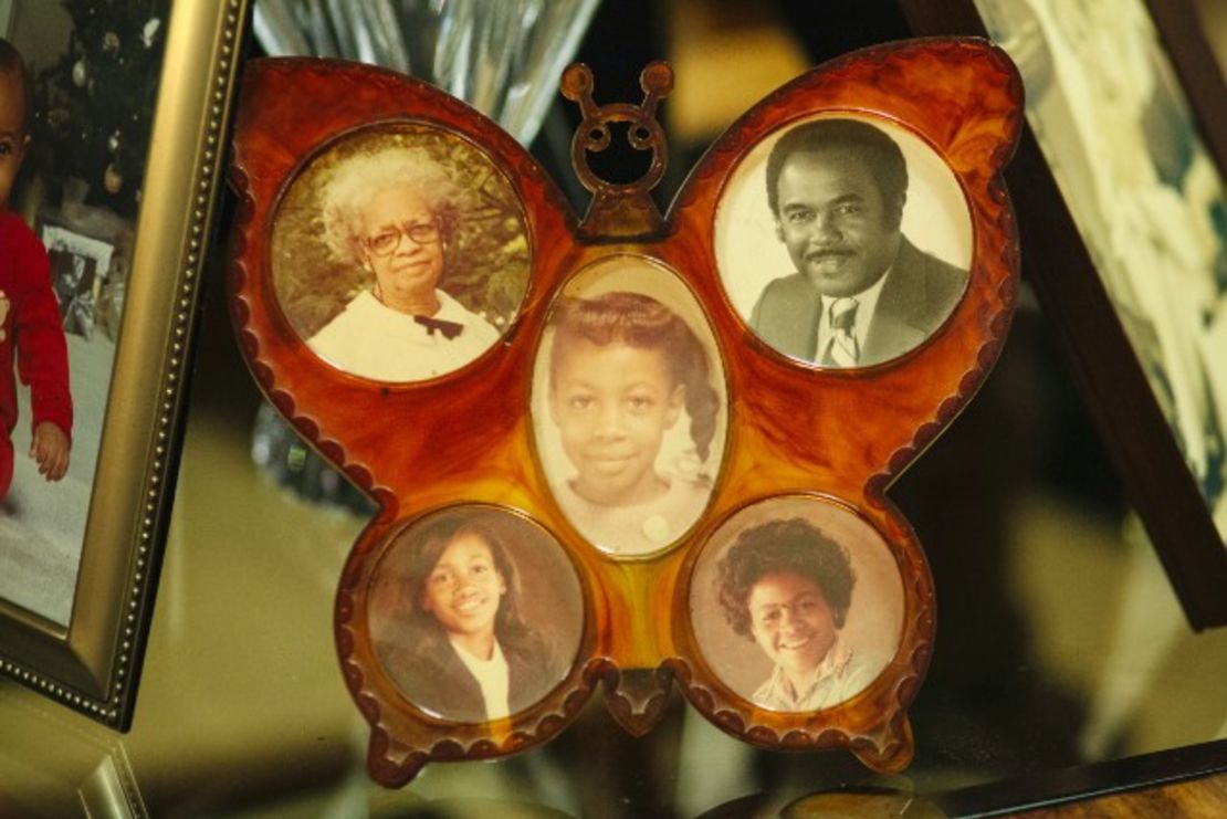 Photos of Denise McNair, center, her parents and the sisters she never knew.