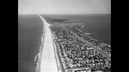 1970s 1980s AERIAL OF JERSEY SHORE BARNEGAT PENINSULA BARRIER ISLAND SEASIDE PARK NEW JERSEY USA (a8221) - H. ARMSTRONG ROBERTS/CLASSICSTOCK/Everett Collection