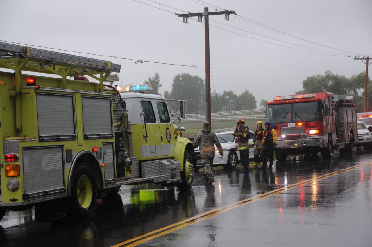 Authorities reported between 25 and 30 roads were closed as of Thursday afternoon in Boulder County. Some of them had been washed out entirely.