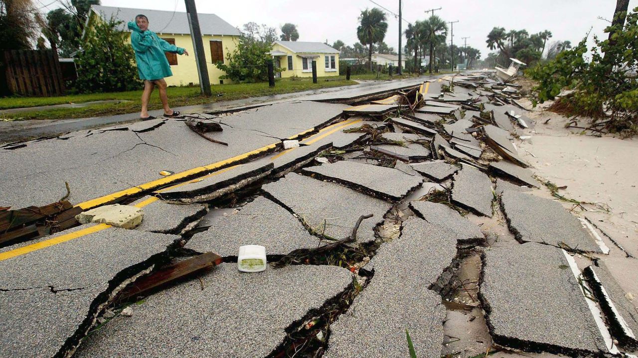 On September 6, 2004, Frances made landfall in the Florida Big Bend region as a tropical storm, after peaking in the Caribbean as a Category 4 hurricane with 145 mph winds. The storm spawned more than 100 tornadoes throughout the southeastern and mid-Atlantic states. Frances was blamed for eight deaths -- seven in the United States and one in the Bahamas. U.S. damage was estimated around $8.9 billion.