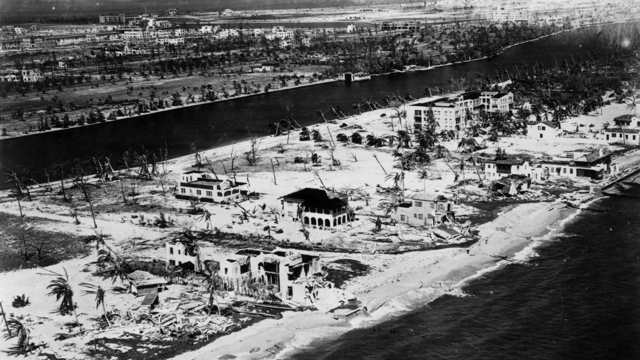 "The Great Miami Hurricane" of 1926 was a Category 4 when it raced across Miami Beach and downtown Miami during the morning hours of September 18. Although its death toll is uncertain, more than 800 people were reported missing, and a Red Cross report lists 373 deaths. If the disaster had occurred in modern times, its estimated cost would be $90 billion.