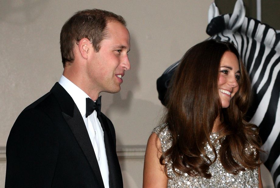 The royal couple attends the Tusk Conservation Awards at the Royal Society in London in September 2013.