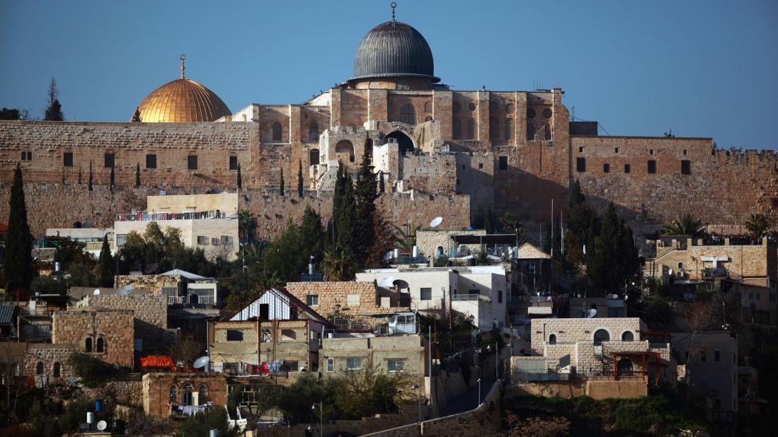 Al-Aqsa mosque and the Dome of the Rock are seen in March 2010.