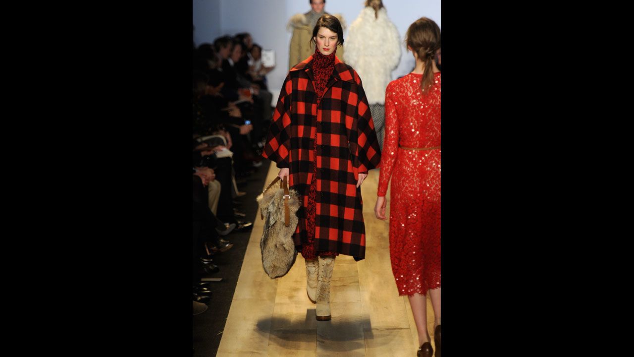 Michael Kors' fall 2012 fashion show during New York Fashion Week in February 2012.