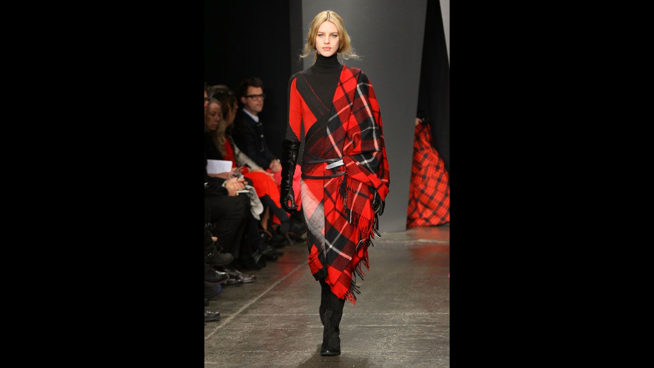 Donna Karan's fall 2012 show during New York Fashion Week in February 2012.