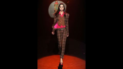 Betsey Johnson's fall 2012 show during New York Fashion Week in February 2012.