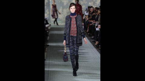 Tory Burch's fall 2012 show during New York Fashion Week in February 2012.