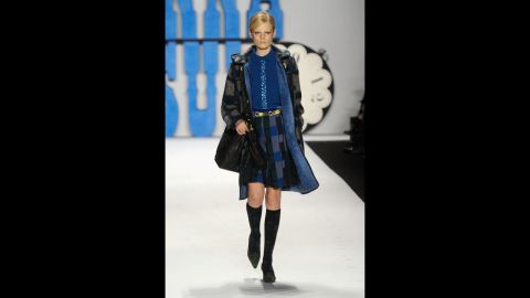 Anna Sui's fall 2012 show during New York Fashion Week in February 2012.
