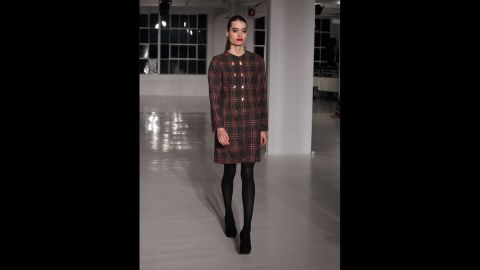 Negris Lebrum's fall 2012 show during New York Fashion Week in February 2012.