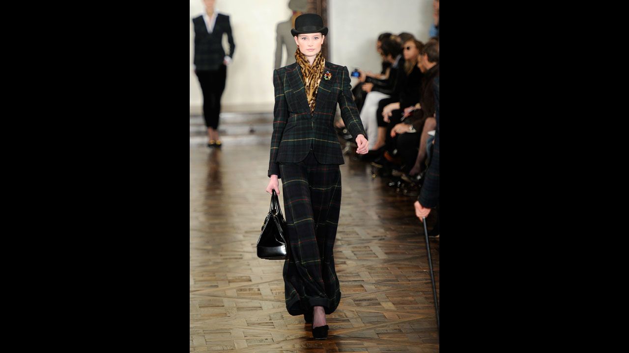 Ralph Lauren's fall 2012 show during New York Fashion Week in February 2012.
