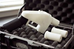 Almost all of the pieces of this pistol can be made with a 3D printer.