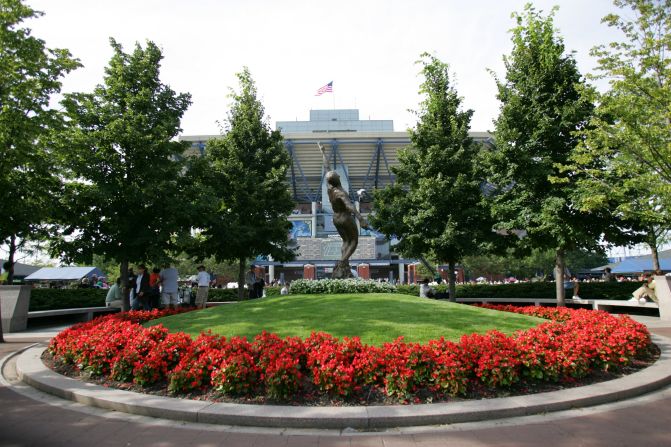 Only two black men -- Ashe and Frenchman Yannick Noah -- have ever won a grand slam. To mark Ashe's legacy a statue of him is on show at the United States National Tennis Center at Flushing Meadows in New York.