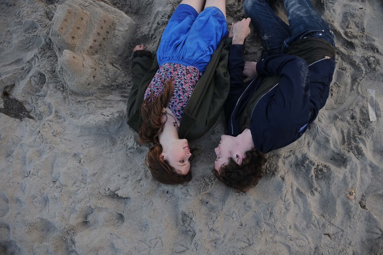Felicity Jones plays Anna and Anton Yelchin plays Jacob in "Like Crazy," a 2011 film about a British exchange student who falls in love with an American but is denied re-entry to the United States because she overstayed her student visa. The film won the Sundance Film Festival Grand Jury Prize in 2011.