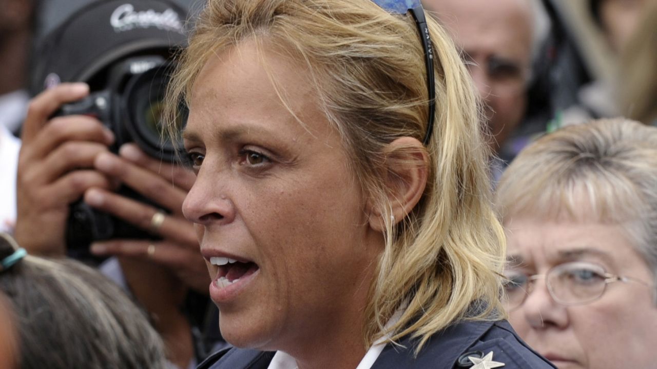 District of Columbia Police Chief Cathy Lanier speaks to reporters at Washington Navy Yard on Monday, September 16. She said the mass shooting, which left at least 12 people -- and the suspect -- dead, was "<a href="http://www.cnn.com/2013/09/16/us/dc-navy-yard-tic-toc/index.html">one of the worst things we've seen</a>." Many of the people directing the official response to the horrific incident are women.