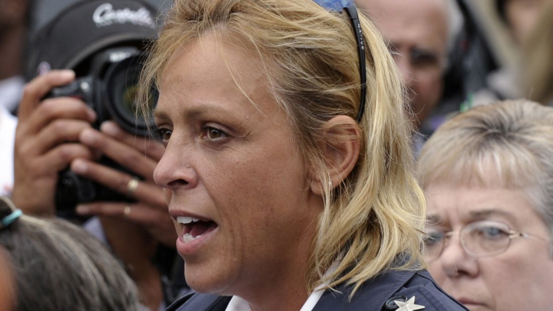 District of Columbia Police Chief Cathy Lanier speaks to reporters at Washington Navy Yard on Monday, September 16. She said the mass shooting, which left at least 12 people -- and the suspect -- dead, was "<a href="http://www.cnn.com/2013/09/16/us/dc-navy-yard-tic-toc/index.html">one of the worst things we've seen</a>." Many of the people directing the official response to the horrific incident are women.