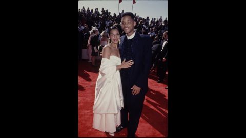 "Fresh Prince" Will Smith looked regal at the 1993 Emmys alongside his wife at the time, Sheree.