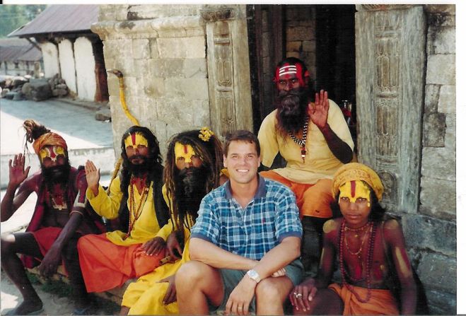 Charles Veley has traveled to 829 "countries, territories, autonomous regions, enclaves, geographically separated island groups and major states and provinces," by his count. He's one of a small group of people who say quantity matters when it comes to travel. Here, he's in Nepal. 